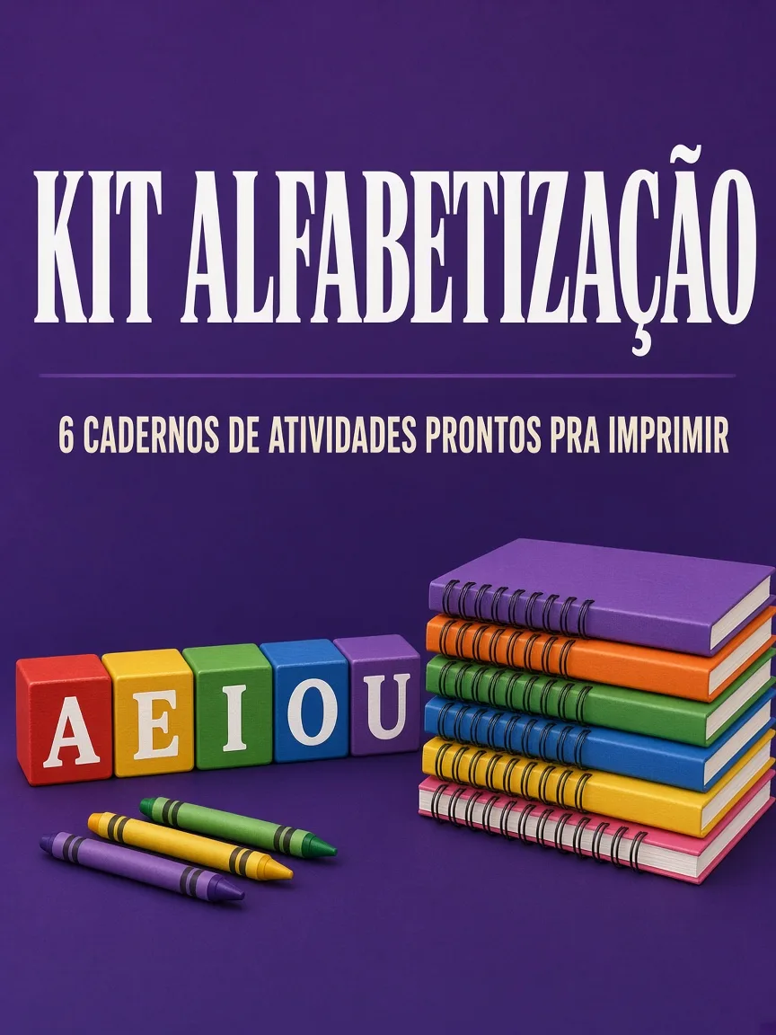 Capa do livro Kit Alfabetização